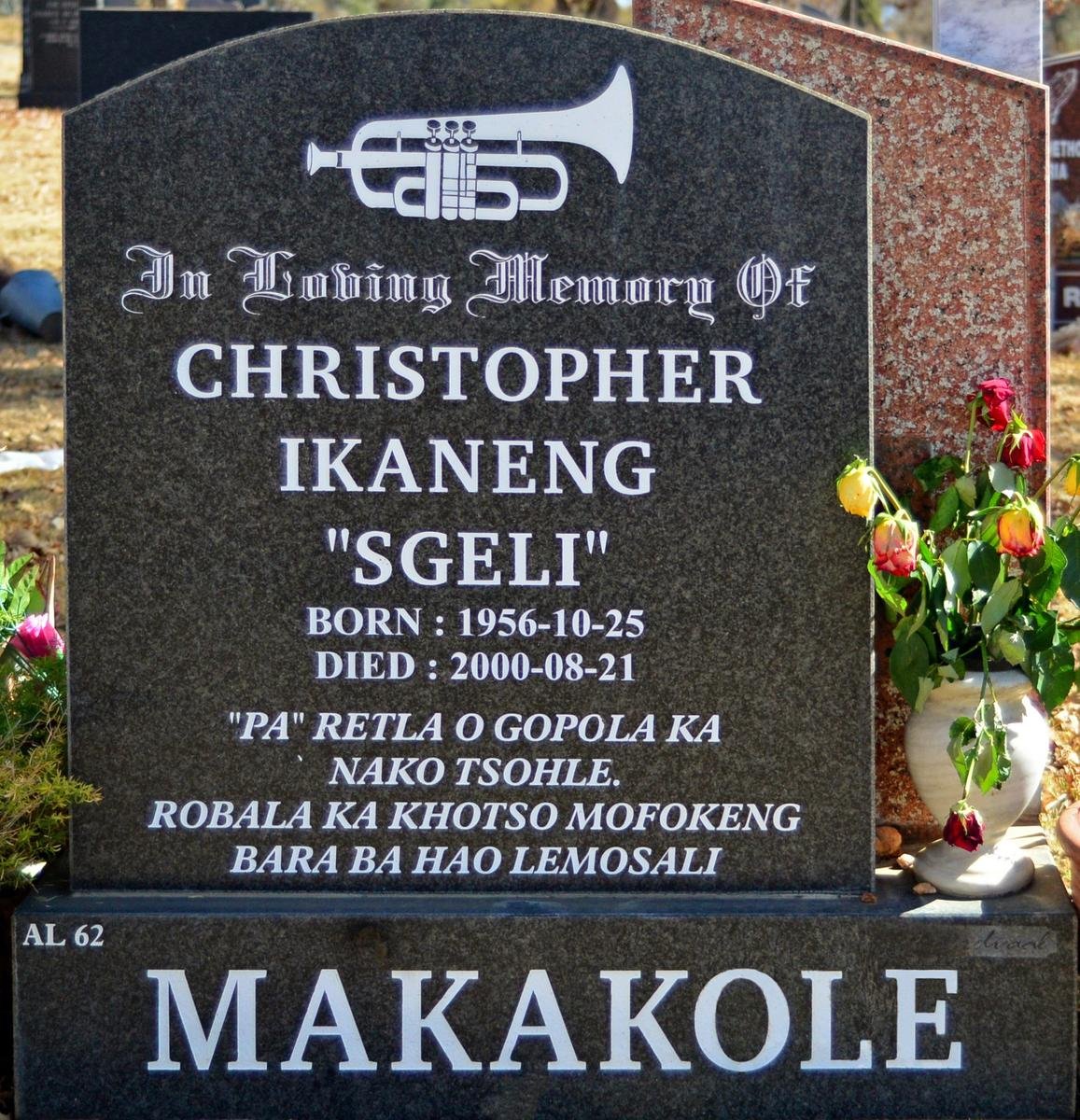 MAKAKOLE Christopher Ikaneng 1956-2000