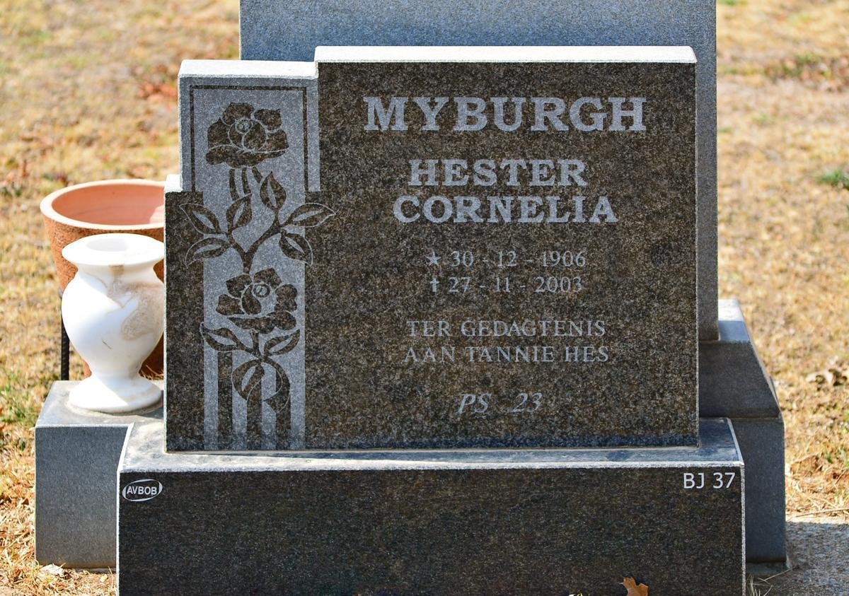 MYBURGH Hester Cornelia 1906-2003