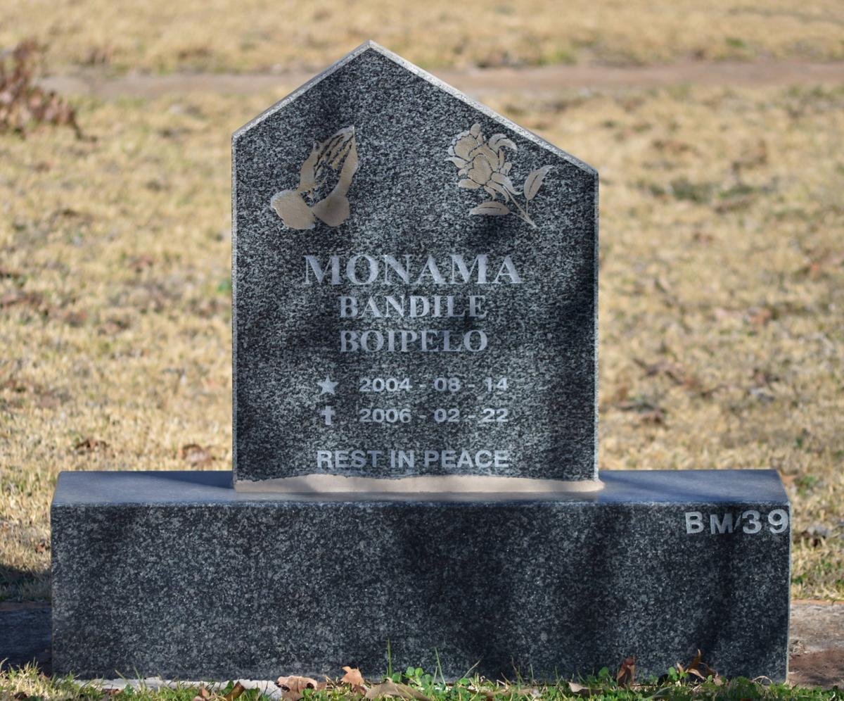 MONAMA Bandile Boipelo 2004-2006