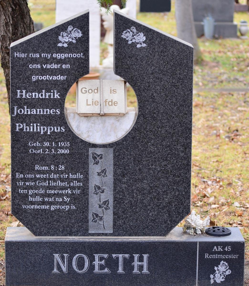 NOETH Hendrik Johannes Philippus 1935-2000