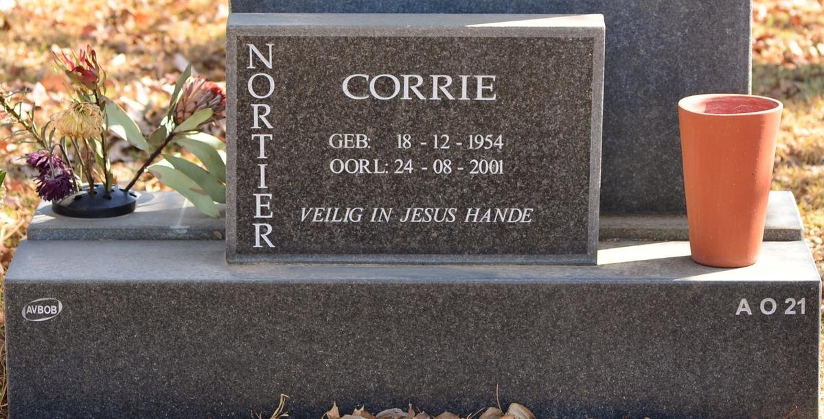NORTIER Corrie 1954-2001