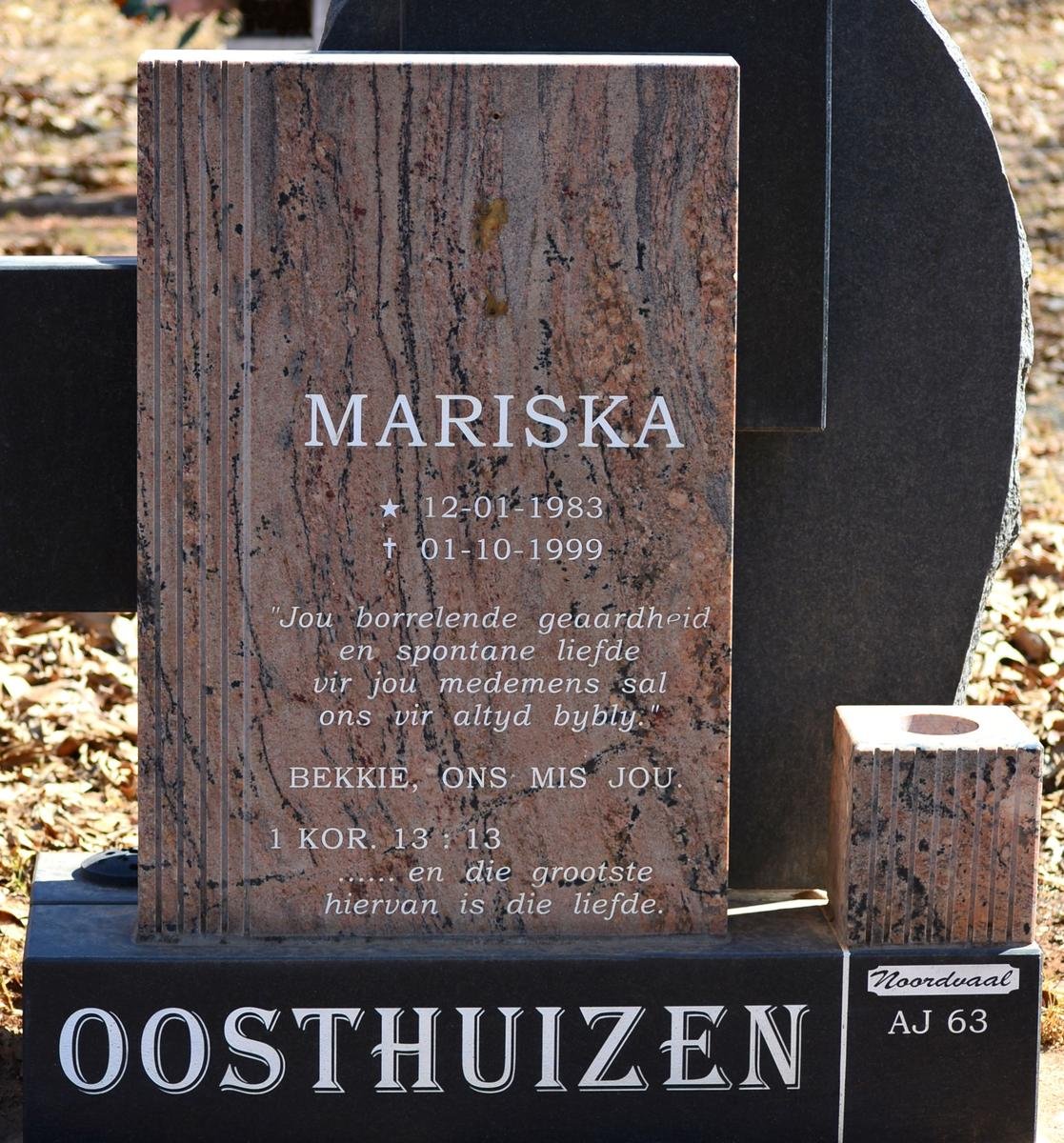 OOSTHUIZEN Mariska 1983-1999