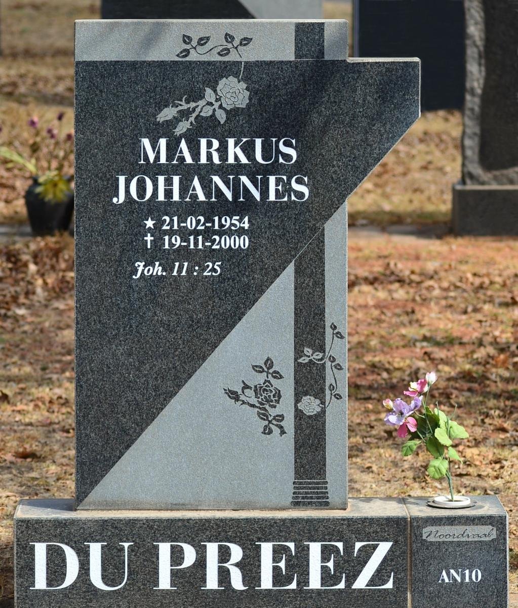 PREEZ Markus Johannes, du 1954-2000