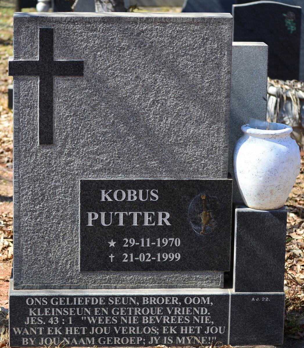 PUTTER Kobus 1970-1999