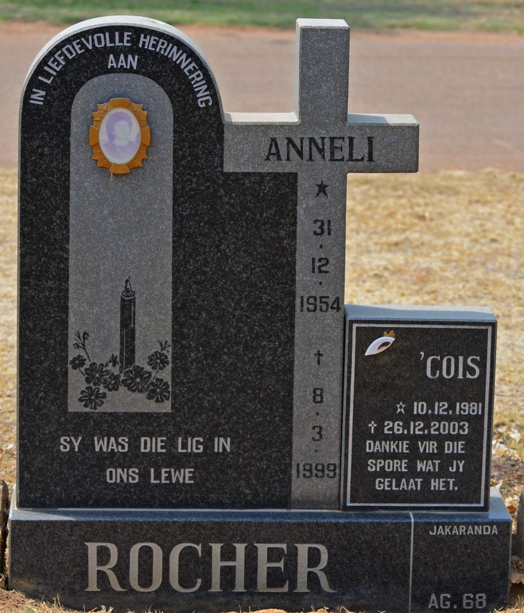 ROCHER Anneli 1954-1999 :: ROCHER Cois 1981-2003
