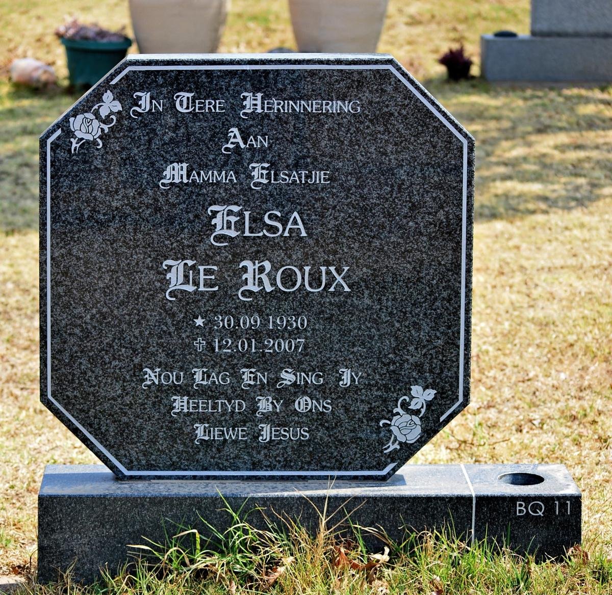 ROUX Elsa, le 1930-2007