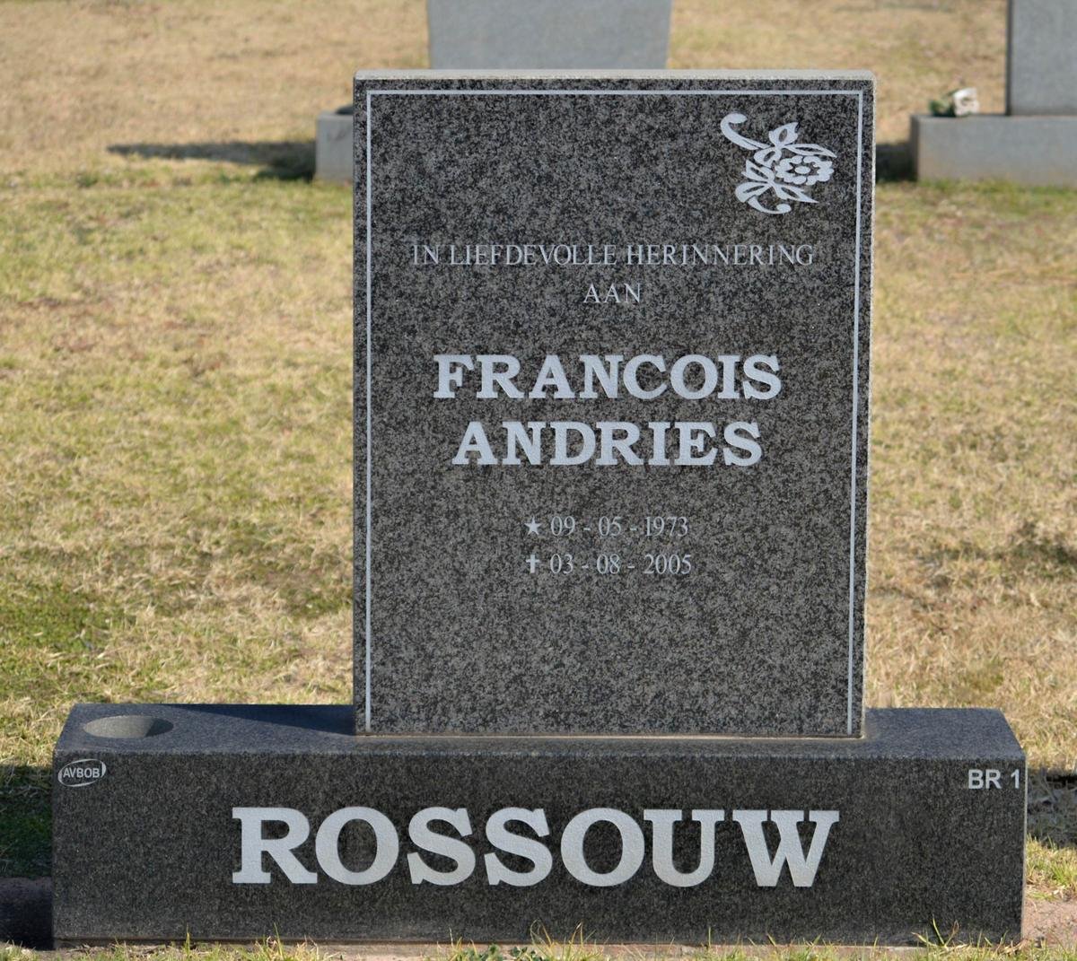ROSSOUW Francois Andries 1973-2005