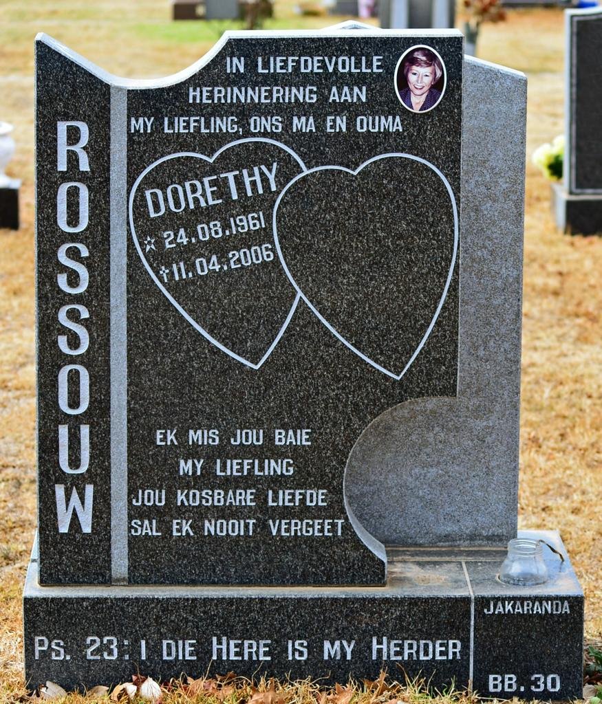 ROSSOUW Dorethy 1961-2006
