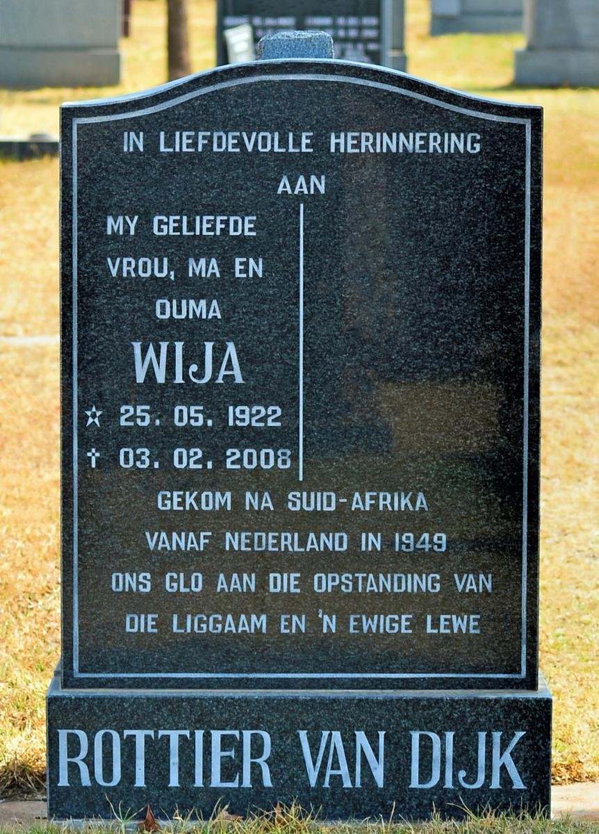 ROTTIER Wija, van dyk 1922-2008