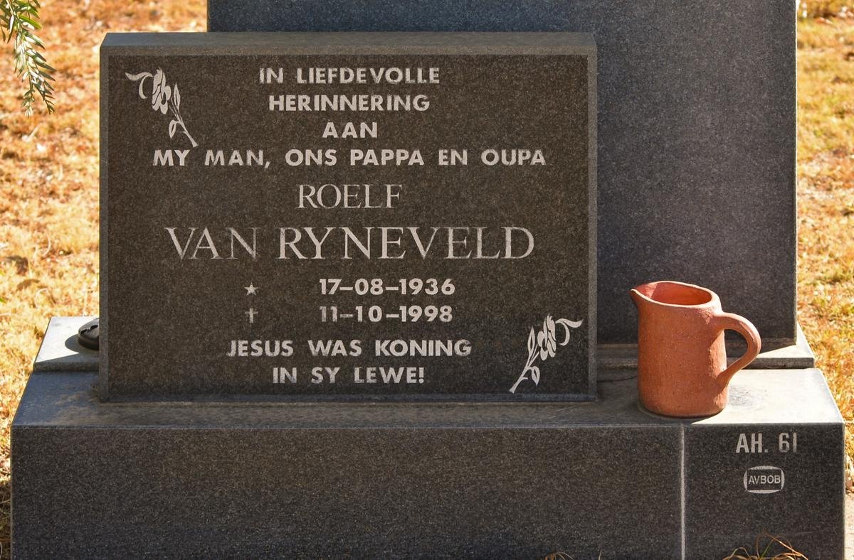 RYNEVELD Roelf, van 1936-1998