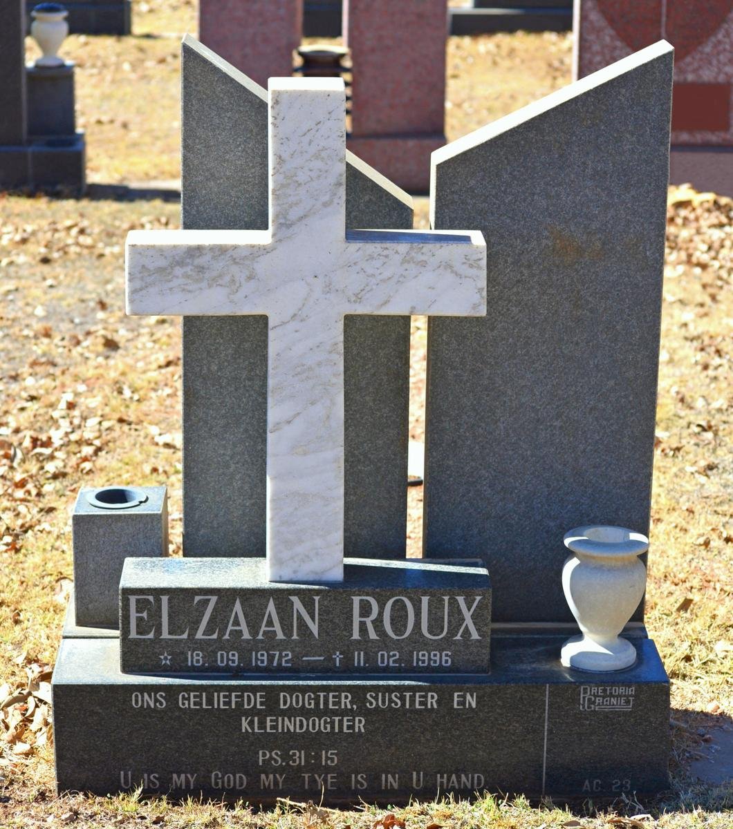 ROUX Elzaan 1972-1996