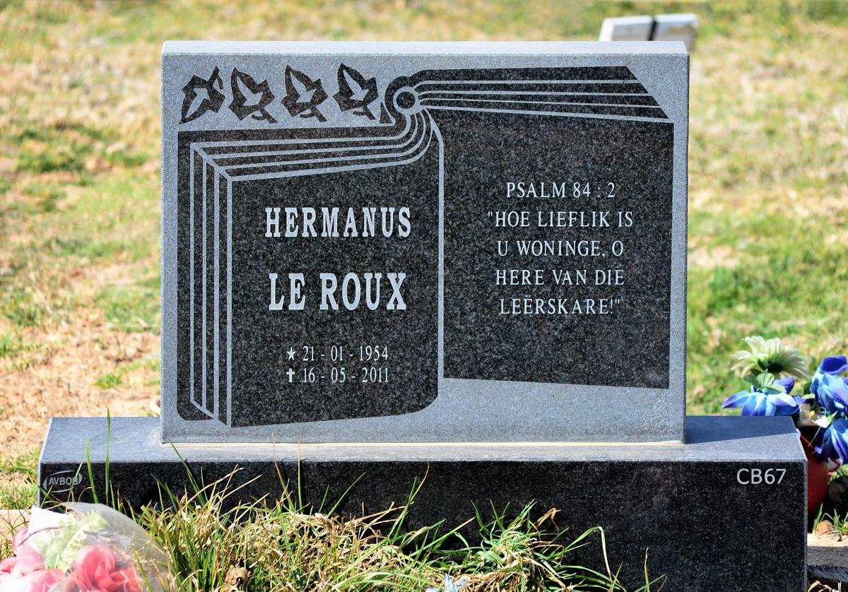 ROUX Hermanus, le 1954-2011
