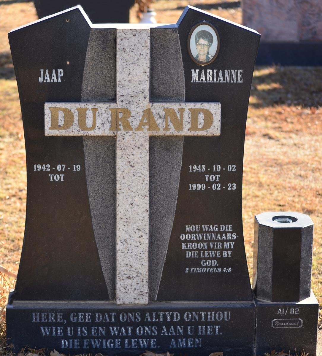 RAND Jaap, du 1942- &amp; Marianne 1945-1999