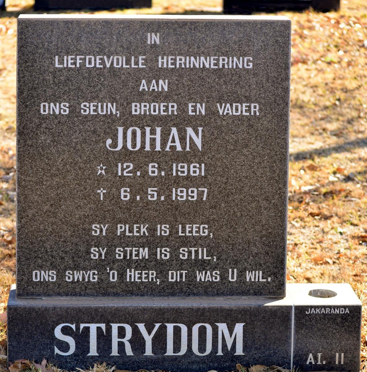 STRYDOM Johan 1961-1997