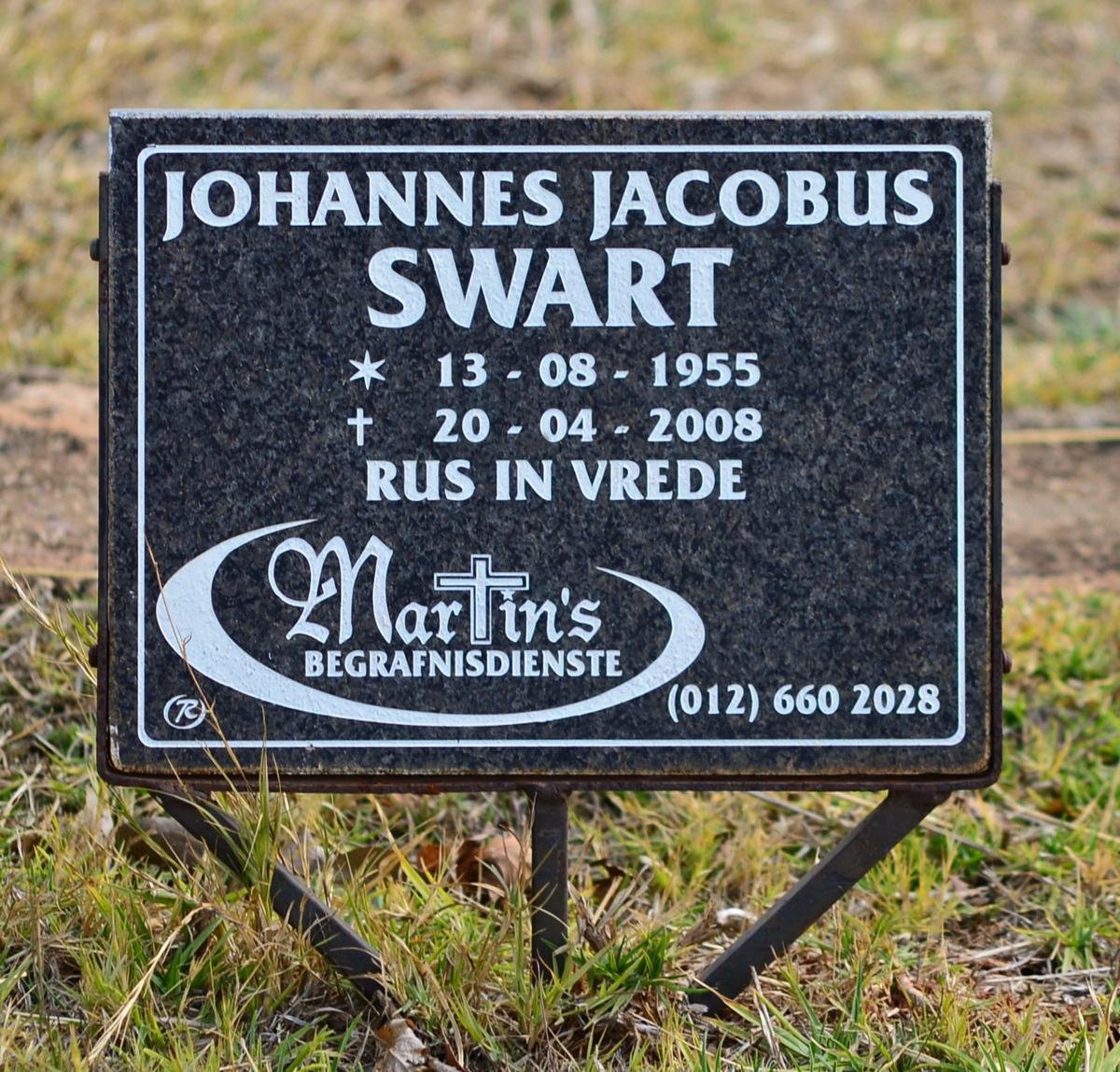 SWART Johannes Jacobus 1955-2008