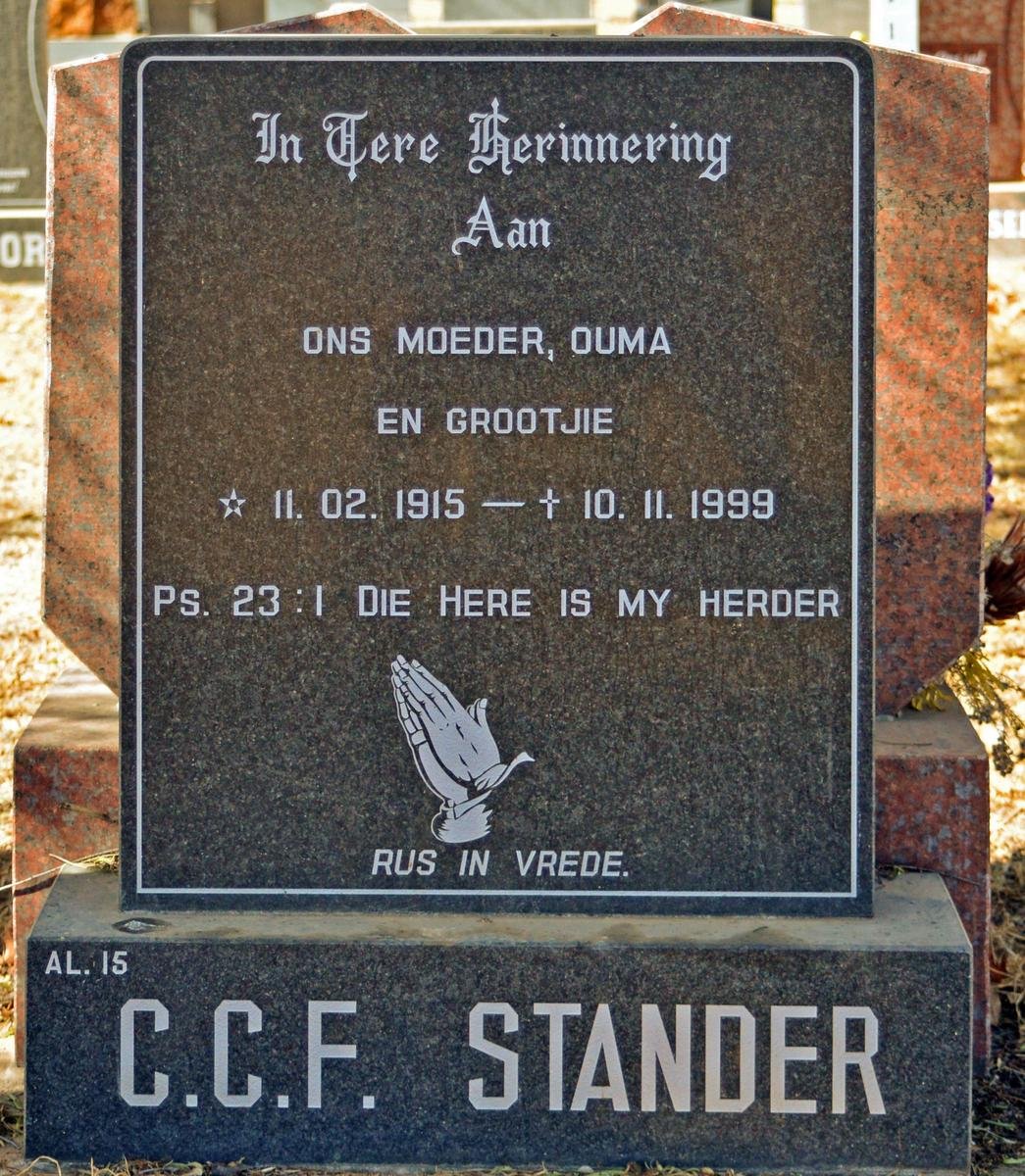 STANDER C.C.F. 1915-1999