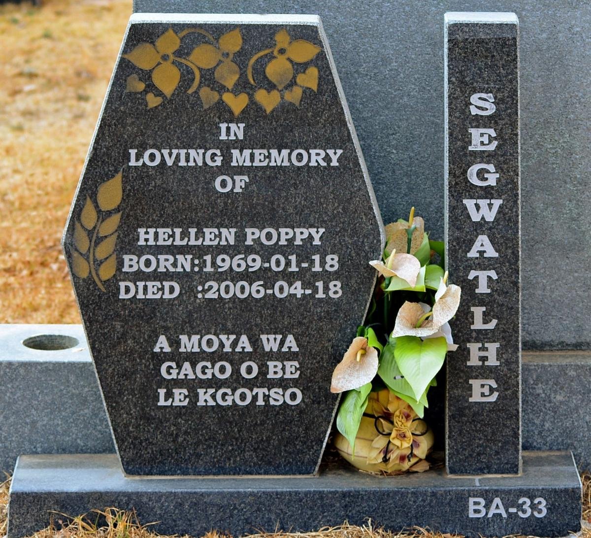 SEGWATLHE Hellen Poppy 1969-2006