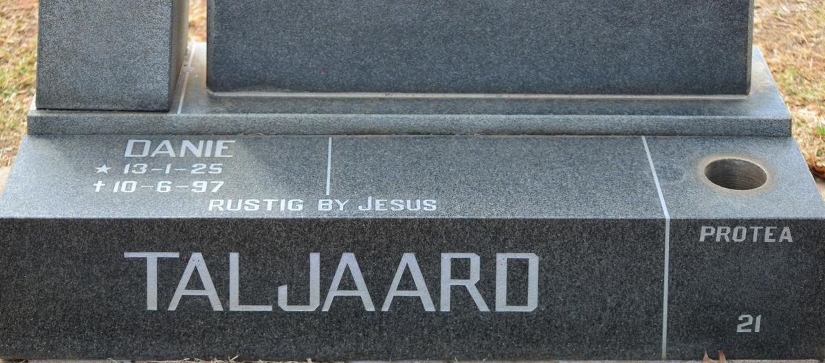 TALJAARD Danie 1925-1997
