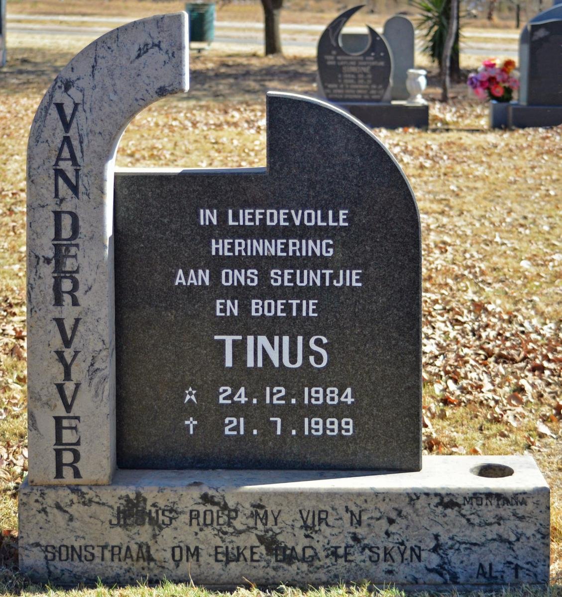 VYVER Tinus, van der 1984-1999