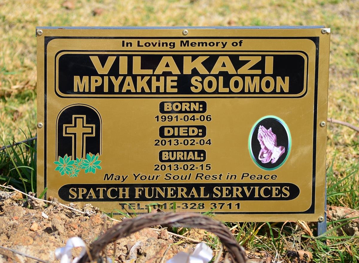 VILAKAZI Mpiyakhe Solomon 1991-2013