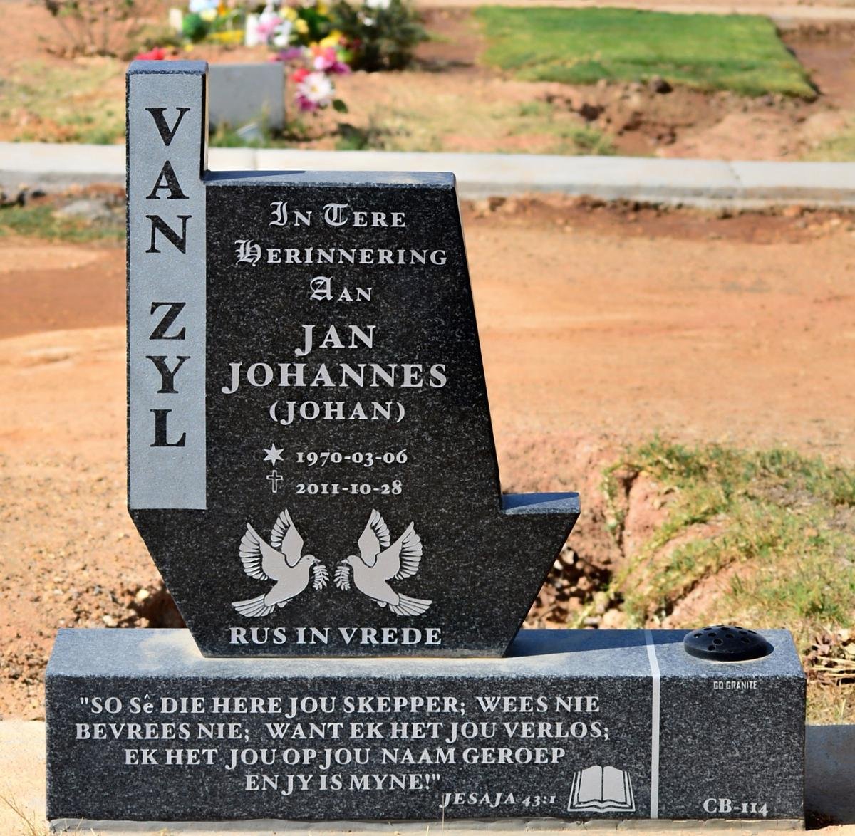ZYL Jan Johannes, van 1970-2011