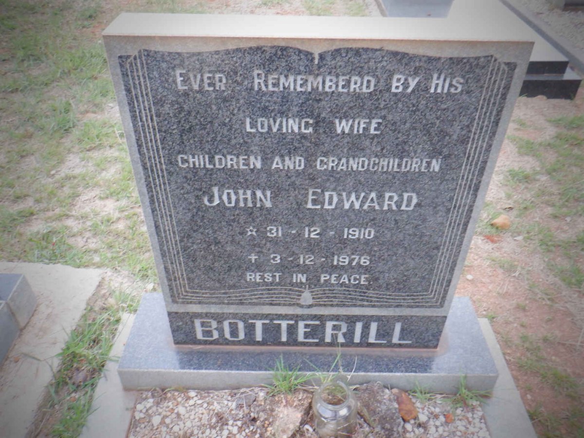 BOTTERILL John Edward 1910-1976