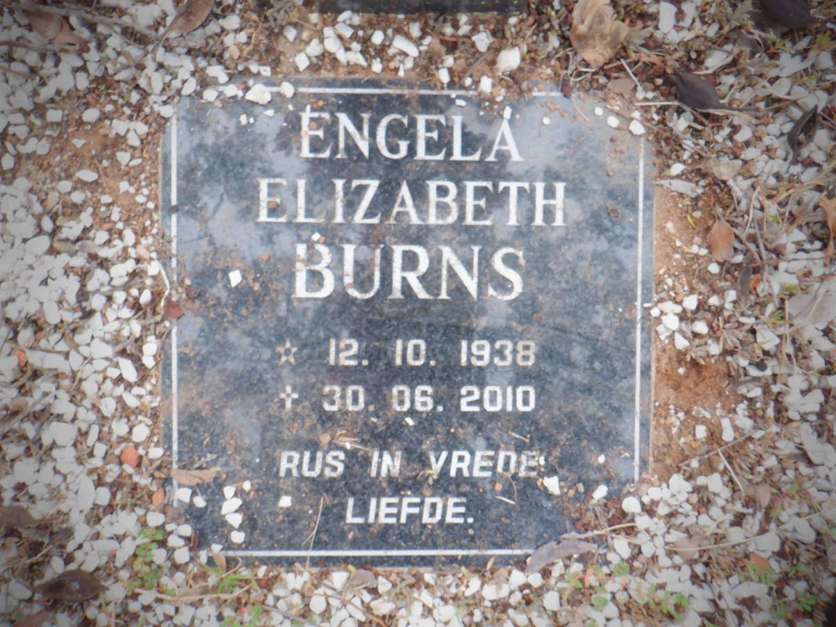 BURNS Engela Elizabeth 1938-2010