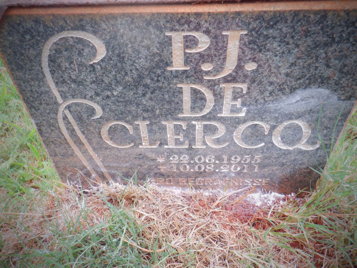CLERCQ P.J., de 1955-2011