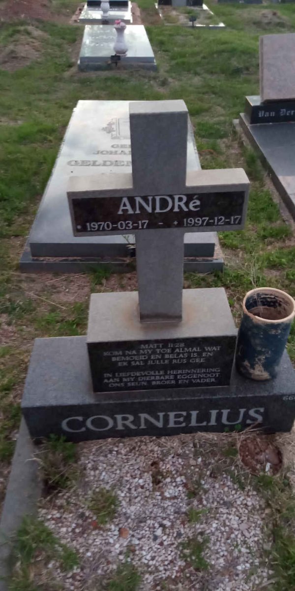 CORNELIUS André 1970-1997