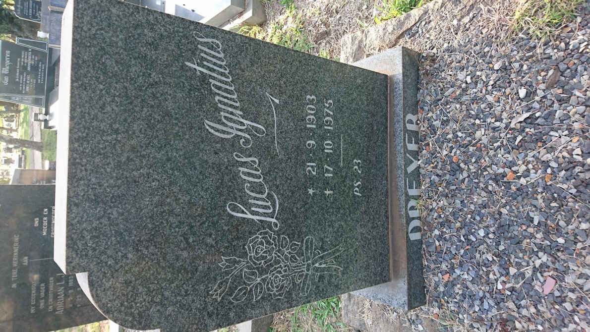 DREYER Lucas Ignatius 1903-1975