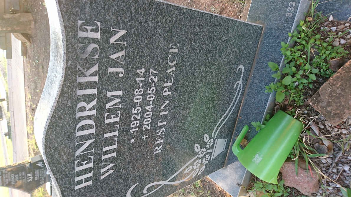 HENDRIKSE Willem Jan 1925-2004