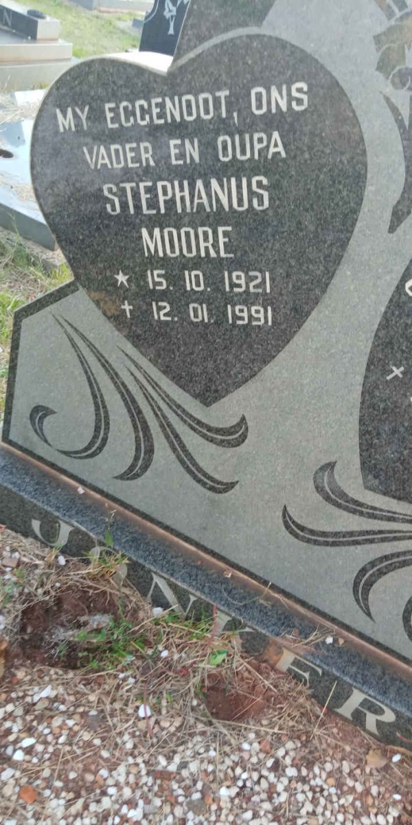 JONKER Stephanus Moore 1921-1991