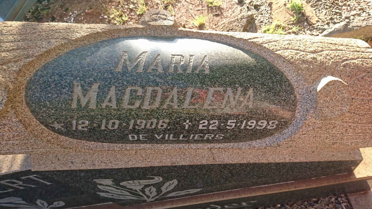 JOUBERT Cornelis Jacobus 1900-1972 &amp; Maria Magdalena 1906-1998