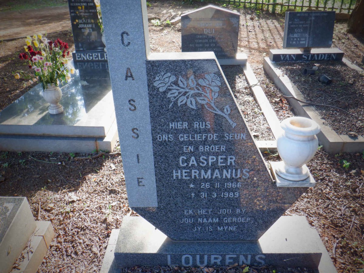 LOURENS Casper Hermanus 1966-1989