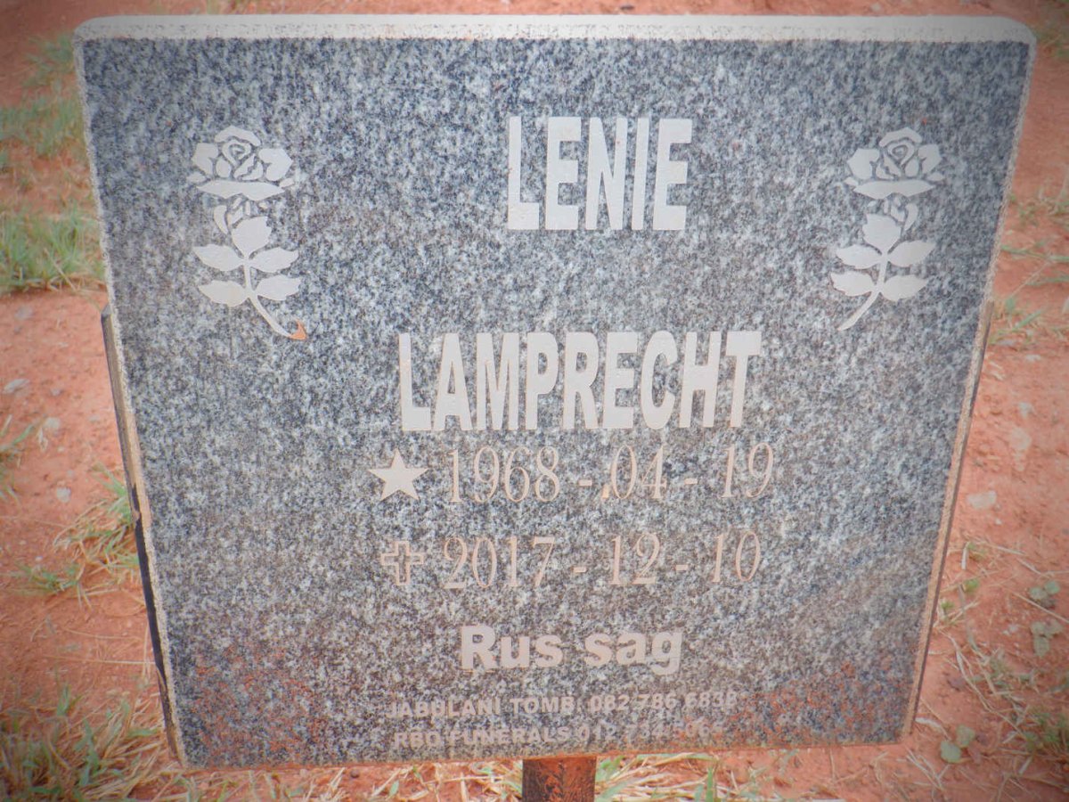 LAMPRECHT Lenie 1968-2017