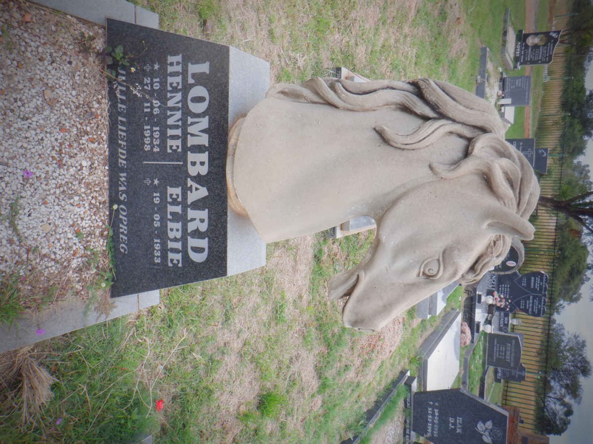 LOMBARD Hennie 1934-1998 &amp; Elbie 1933-