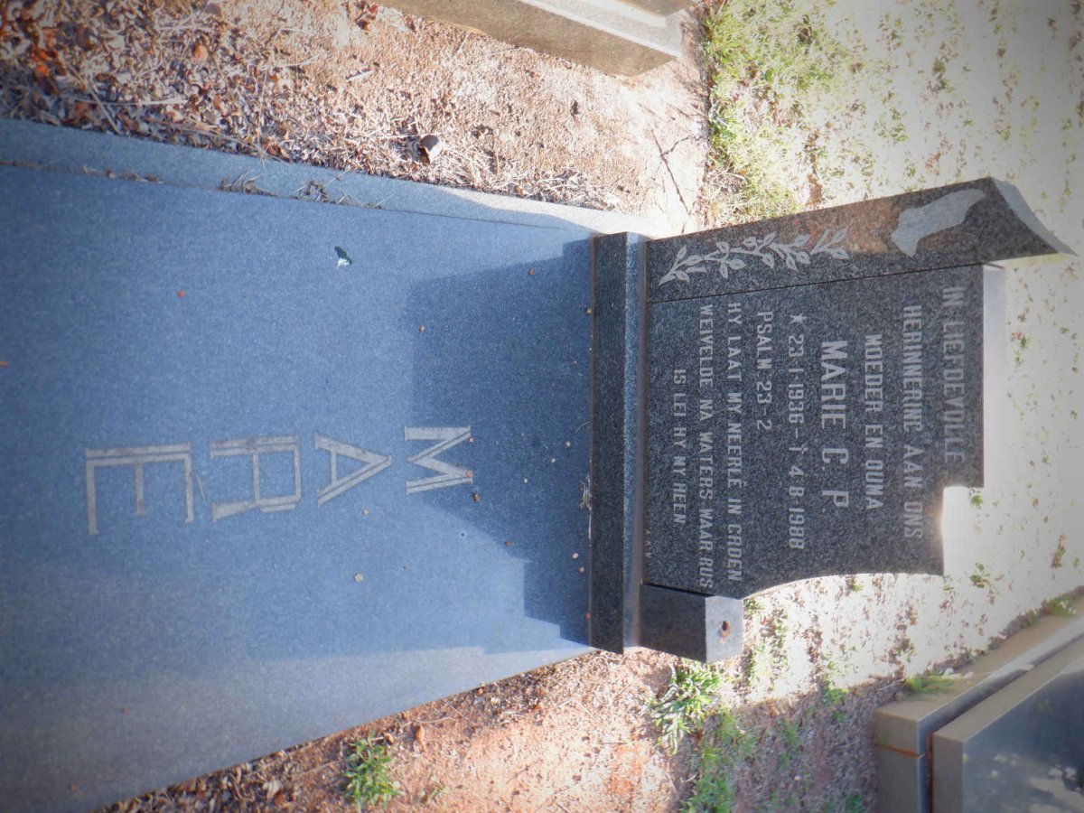 MARE Marie C.P. 1936-1988
