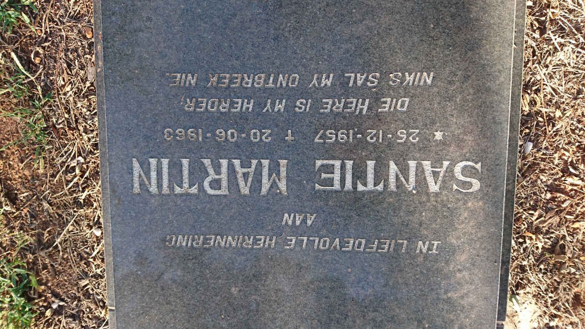 MARTIN Santie 1957-1963