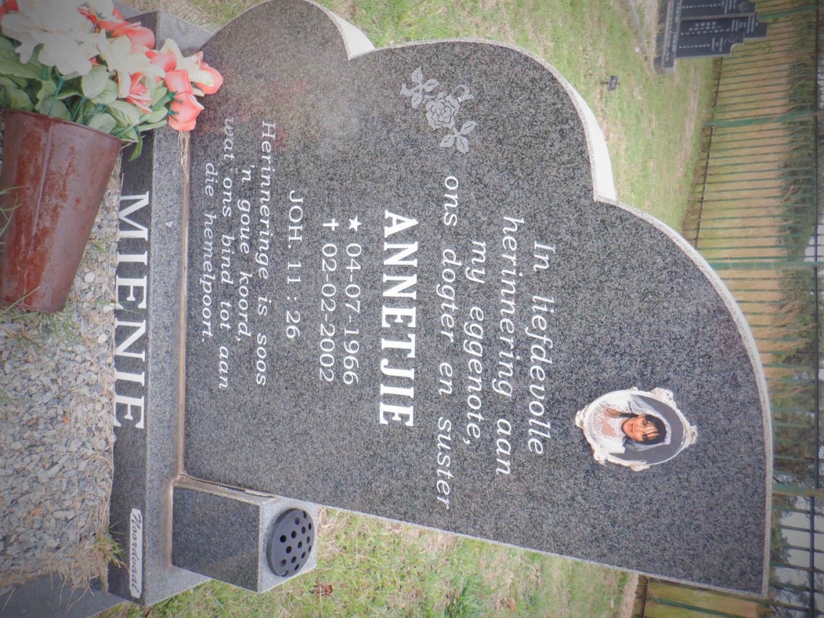 MIENIE Annetjie 1966-2002