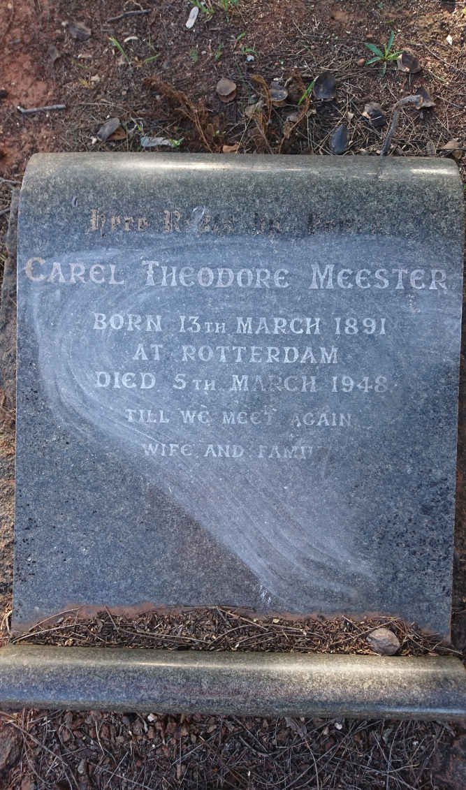 MEESTER Carel Theodore 1891-1948