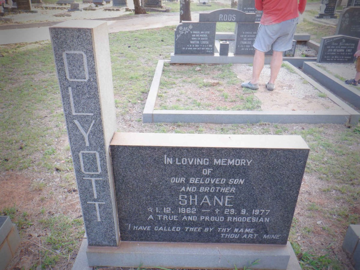 OLYOTT Shane 1962-1977
