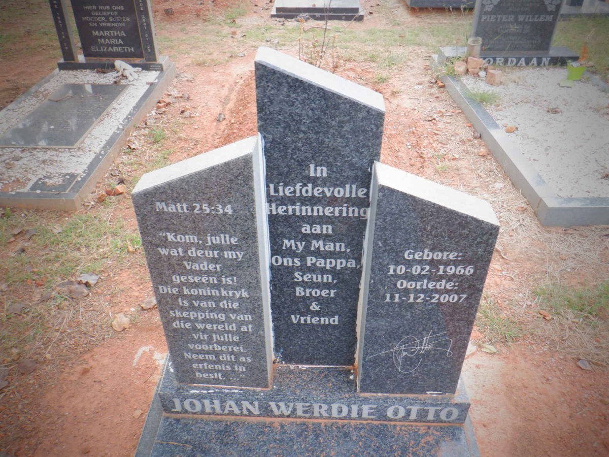 OTTO Johan Werdie 1966-2007