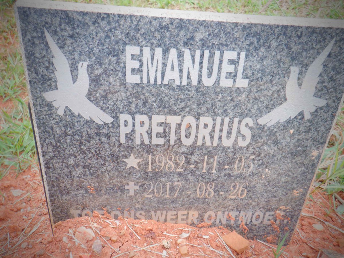 PRETORIUS Emanuel 1982-2017