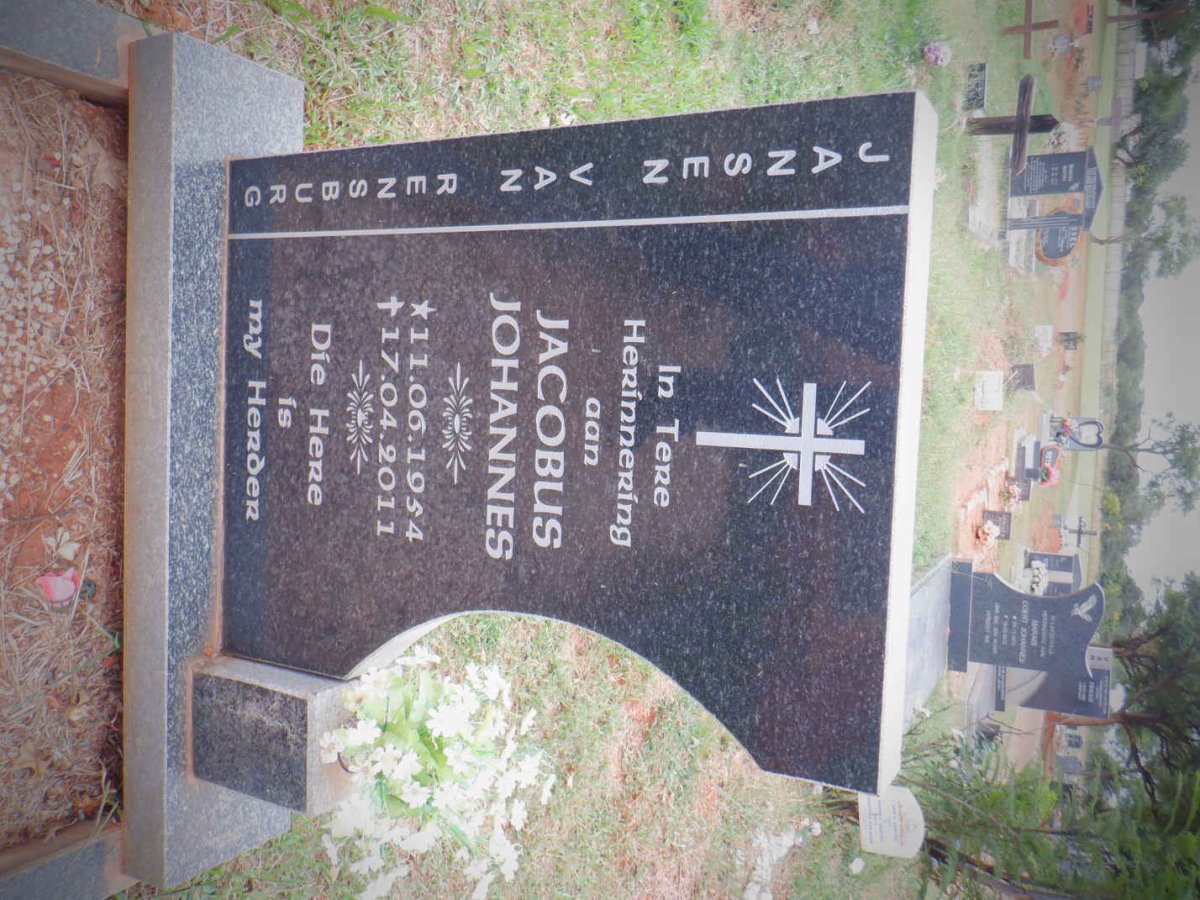 RENSBURG Jacobus Johannes, Jansen van 1954-2011