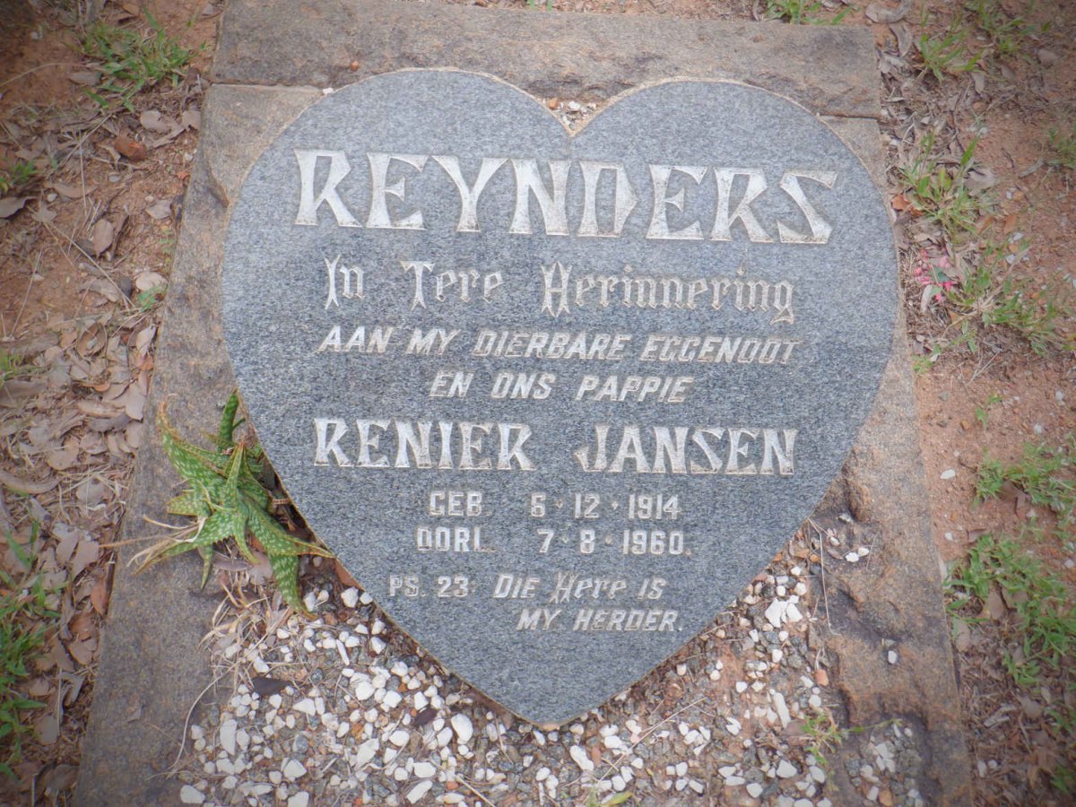 REYNDERS Renier Jansen 1914-1960