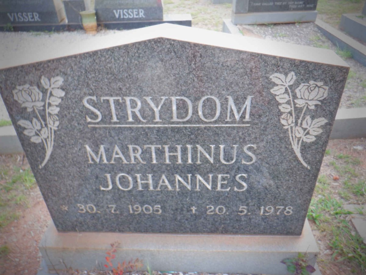 STRYDOM Marthinus Johannes 1905-1978