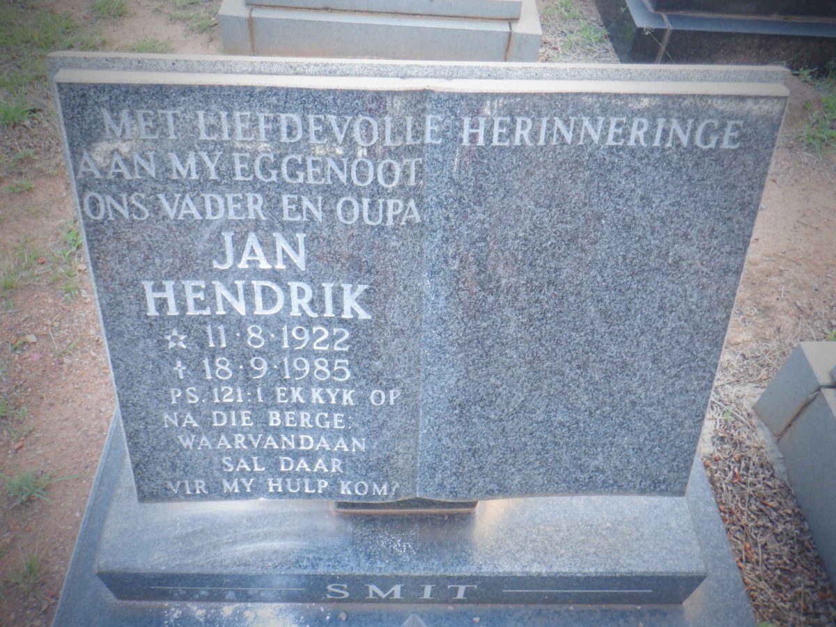SMIT Jan Hendrik 1922-1985