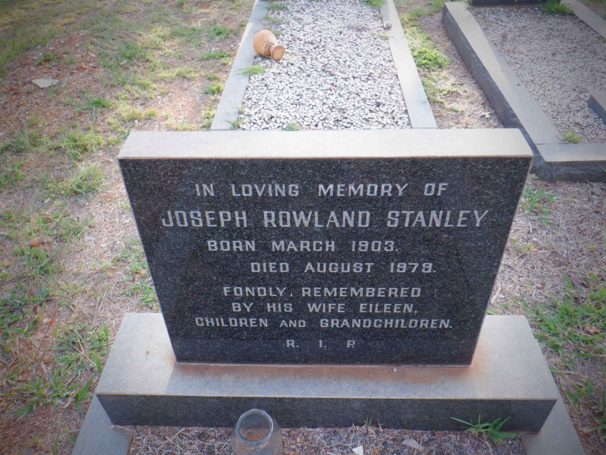STANLEY Joseph Rowland 1903-1979