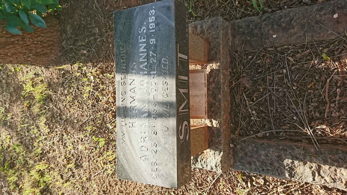 SMIT Hermanus Adriaan Johannes 1953-1953