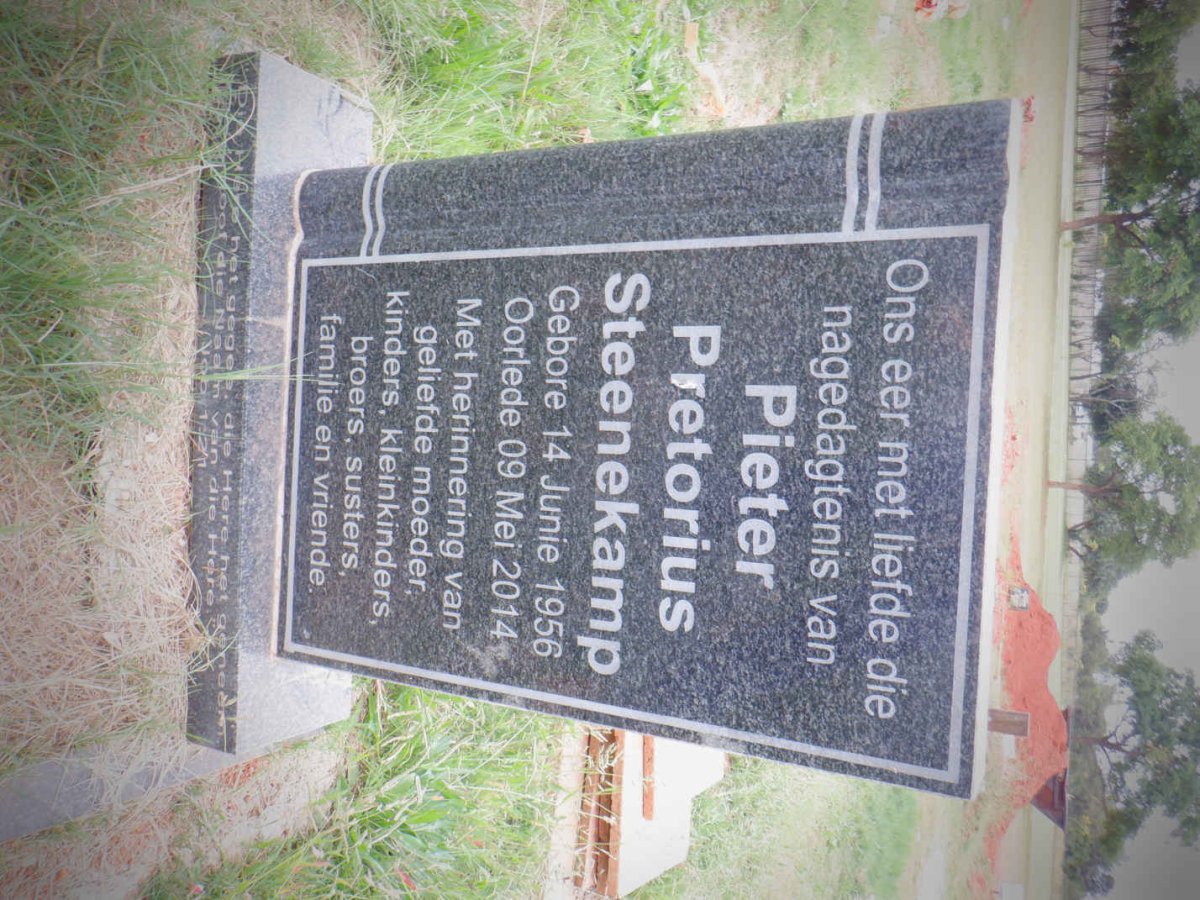 STEENEKAMP Pieter Pretorius 1956-2014